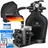 Kesser Sandfilteranlage 10.200 l/h inkl. 700 g Filterbälle + Schlauchschellen 4 St. schwarz