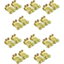 Solartronics Batterieklemmen 12V 24V Typ STBK1 Autobatterie Solarbatterie Polklemmen Massiv 10 Paar