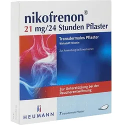 NIKOFRENON 21 mg/24 Stunden Pflaster transdermal 7 St