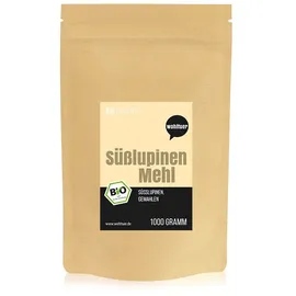 Wohltuer Bio Süßlupinenmehl vegan glutenfrei Mehl 1000g Beutel