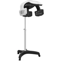 JJsdwin Bodenständer Salon Friseur Trockenhaube, Haartrockenhaube mit Standfuß, Temperaturbereich 0-80°C, Heizungsprozessor für Friseursalons, Salons und Schönheitssalons
