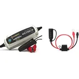 CTEK MXS 5.0 Test & Charge, Batterieladegerät 12V, Batteriepfleger & Indicator Eyelet M6, LED-Anzeige für den Ladezustand der Batterie