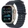 Apple Watch Ultra Ocean Armband 49 mm Navy Titan Schwarz