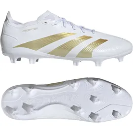 adidas Predator League FG Cloud White / Gold Metallic / Sandy Beige Met 44 2/3
