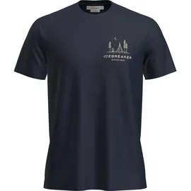 Icebreaker Merino 150 Tech Lite Peaceful Pass Midnight Navy M