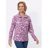 Classic Basics Fleece-Shirt Sweatshirt Gemustert Mehrfarbig 42