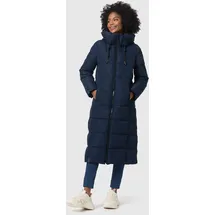 Marikoo Winterjacke "Nadeshikoo XIV", Damen, Gr. S, blau (navy), Obermaterial: 100% Polyester; Innenseite: 100% Polyester; Futter: 100% Polyester; Wattierung: 100% Polyester, Jacken, extra langer Winter Mantel gesteppt