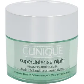 Clinique Superdefense Night Recovery Moisturizer very dry to dry combination 50 ml