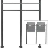 Wiltec Standfuß 2-fach Anthrazit
