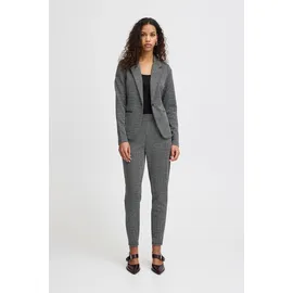 ICHI Kurzblazer IHKATE JACQUARD BL4 20121600 moderner Blazer in Grau | Gr.: M