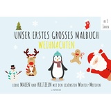 Paperish Verlag Malbuch Winter - Unser Erstes Großes MALBUCH - WEIHNACHTEN