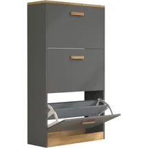 VCM Halom M 105 x 59 x 22 cm schwarz / schwarz