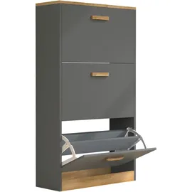 VCM Halom M 105 x 59 x 22 cm schwarz / schwarz