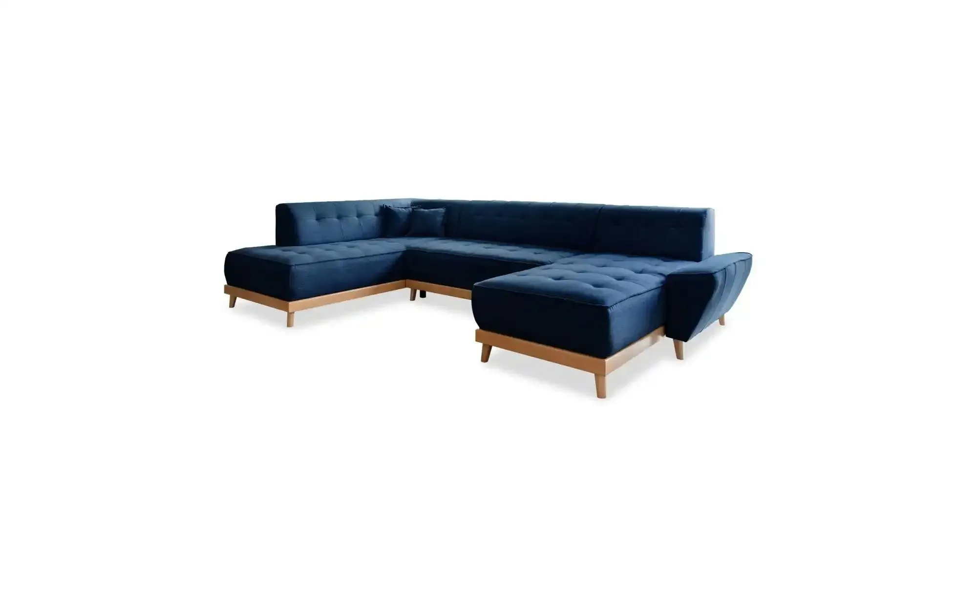 Miuform Wohnlandschaft mit Schlaffunktion Dazzling Daisy , blau , Maße (cm): B: 330 H: 77