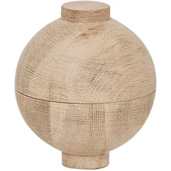 Kristina Dam Studio - Wooden Sphere Aufbewahrung Ø 12 x H 15 cm, Eiche