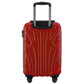 suitline Hartschalenkoffer Trolley 4-Rollen Cabin 55 cm / 34 l rot