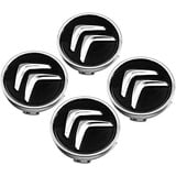 Nabenkappen Radnabendeckel Compatible für Citroen Xsara C3 C4 C5 DS DS3 DS4 DS6 Aircross Picasso 60mm, Felgendeckel ABS Radkappen Felgenkappen Wheel Caps Radnabenkappen, Radnabendeckel Zierdeckel