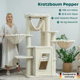 Happy Pet Pepper Kratzbaum 157 cm creme
