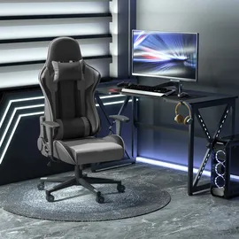 Vinsetto Ergonomischer Bürostuhl Gaming Stuhl Schwarz