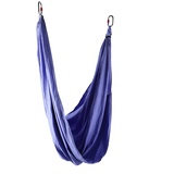 Pissente Aerial Yoga Swing Set, Tragbare Hängematte Antigravity Yoga Hängematte mit Tragetasche Home Flying Yoga Swing Aerial Yoga Hammock Yoga Flying Strap Sling (Purple)