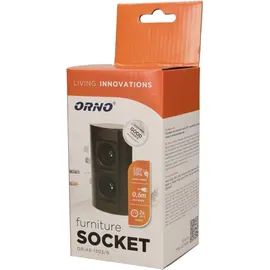 Orno Möbelsteckdose 2 St.