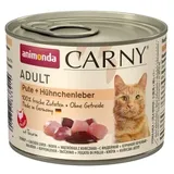 animonda CARNY Adult Pute & Hühnchenleber 12x200 g