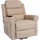 MCW Fernsehsessel MCW-K63 Polyester 83 x 144 x 83 cm Beige/Braun elektrisch mit Massage- und Heizfunktion