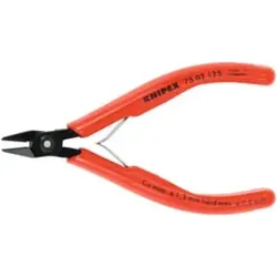 Knipex Elektronik-Seitenschneider, spitzer Kopf 125H mm