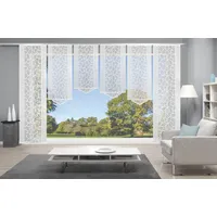 HOME WOHNIDEEN »JENNA«, (6 St.), Schiebevorhang Jacquard Set
