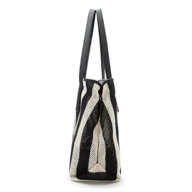 L.Credi Rima Shopper Polyester Black/White