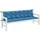 vidaXL Gartenbankauflage 200 x 50 x 7 cm melange blau 2 St.