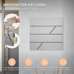 Briefkasten mit Ständer Postkasten Standbriefkasten Briefkasten Edelstahl