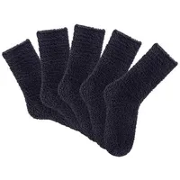 LAVANA Kuschelsocken Damen schwarz Gr.35-38