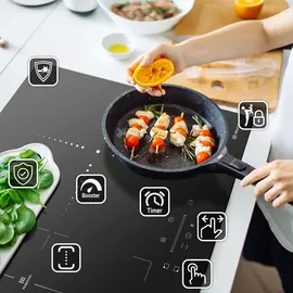 KKT Kolbe SET8317HCIND593SP Einbaubackofen + IND5903SP Induktionskochfeld