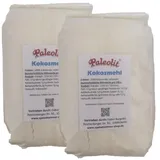 2 x 1 kg Kokosmehl Cocos Mehl Top Qualität Glutenfrei Teilentölt