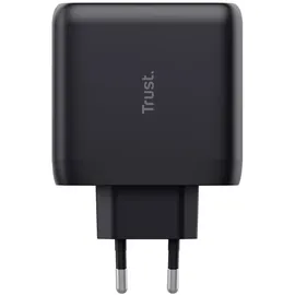 Trust Maxo 65W Dual USB-C-Ladegerät, Schwarz