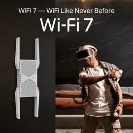 TP-Link RE655BE Tri-Band Wi-Fi 7 5764 Mbit/s weiß