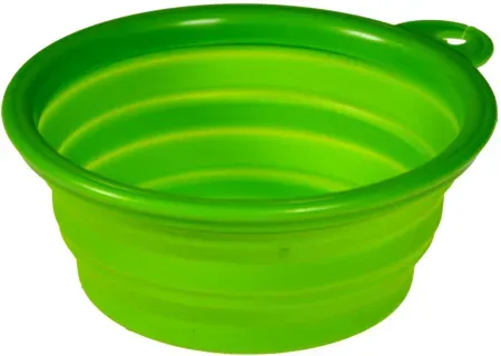 Vadigran Reisefutterhaus Silikon Grün 13cm 1 Stück
