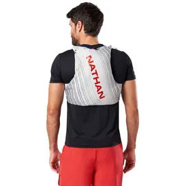 Nathan Pinnacle 12l Trinkweste - Vapor Grey / Ribbon Red - L