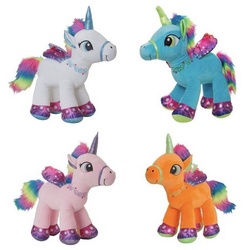 Tinisu Kuscheltier Einhorn Kinder Kuscheltier - 25 cm Plüschtier Mädchen Stofftier rosa