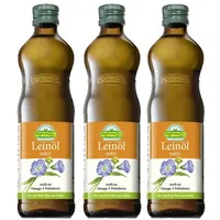 Rapunzel Bio Leinöl nativ 3x500 ml Öl