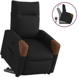 vidaXL Relaxsessel mit Aufstehhilfe Stoff 86 x 100 x 86 cm Schwarz