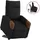 vidaXL Relaxsessel mit Aufstehhilfe Stoff 86 x 100 x 86 cm Schwarz