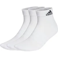 adidas Cushioned Sportswear Ankle 3er Pack White / Black 37-39