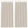 vidaXL Voile-Vorhänge 2 pcs Sand 260 x 140 cm Polyester