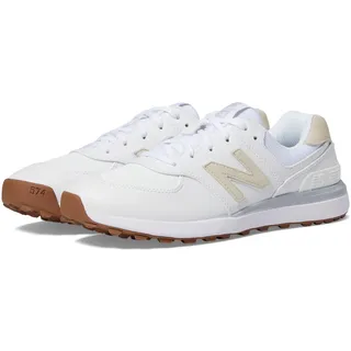 new balance golf New Balance Damen 574 Greens V2 Golfschuh, Weiss/opulenter Garten, EU - EU