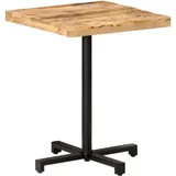 Bistrotisch Quadratisch 60x60x75 cm Raues Mangoholz