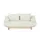 Smart Schlafcouch Mikrofaser 3-Sitzer Beige