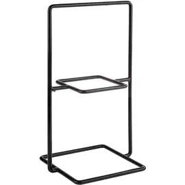 APS Buffetständer PERFECTO SMALL, 2-stufig, Metall, schwarz, 23 x 19 cm, Höhe 40,5 cm