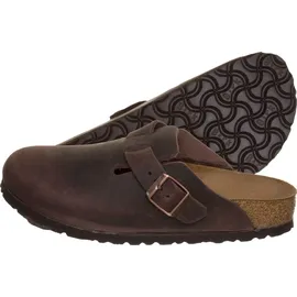 Birkenstock Boston Nubukleder geölt schmal habana 47